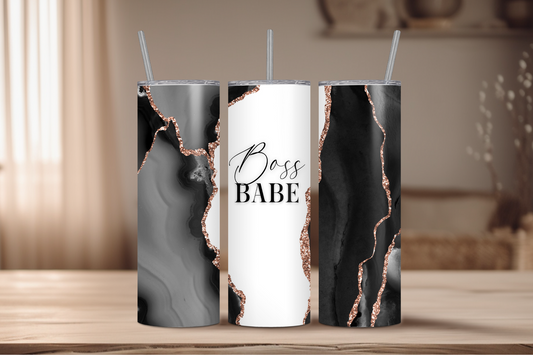 Boss Babe Sublimation Tumbler Print