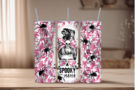 Spooky Mama Sublimation Tumbler Print