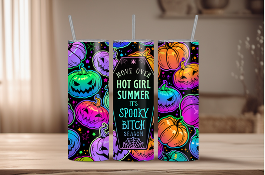 It's Spooky Bitch Season Sublimation Tumbler Print